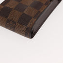LOUIS VUITTON Damier Ebene Etui Cigarette Case N63024 LV Auth BA6979-14