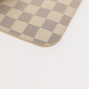 LOUIS VUITTON Damier Azur Neverfull PM Pouch Accessory Pouch LV Auth BA6980-9