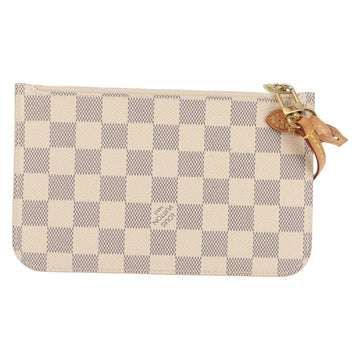 LOUIS VUITTON Damier Azur Neverfull PM Pouch Accessory Pouch LV Auth BA6980 - 0