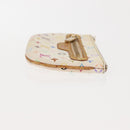 LOUIS VUITTON Monogram Multicolor Pochette MM Pouch White M60028 LV Auth BA6983-3
