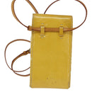 LOUIS VUITTON Monogram Vernis Walker Wallet Lime Yellow M91074 LV Auth BA6985-2