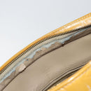 LOUIS VUITTON Monogram Vernis Houston Hand Bag Beige M91004 LV Auth BA6986-10