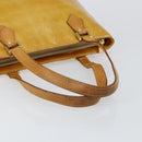 LOUIS VUITTON Monogram Vernis Houston Hand Bag Beige M91004 LV Auth BA6986-7