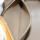 LOUIS VUITTON Monogram Vernis Houston Hand Bag Beige M91004 LV Auth BA6988-22