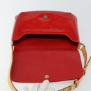 LOUIS VUITTON Monogram Vernis Thompson Street Bag Red M91094 Auth BA6993-10