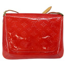 LOUIS VUITTON Monogram Vernis Thompson Street Bag Red M91094 Auth BA6993-2