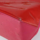 LOUIS VUITTON Monogram Vernis Reade PM Hand Bag Fuchsia Pink M91221 Auth BA6996-15