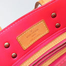 LOUIS VUITTON Monogram Vernis Reade PM Hand Bag Fuchsia Pink M91221 Auth BA6996-18