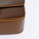 LOUIS VUITTON Monogram Vernis Christie GM Umhängetasche Bronze M91107 Auth BA6997-16