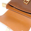 LOUIS VUITTON Monogram Vernis Christie GM Shoulder Bag Bronze M91107 Auth BA6997-19