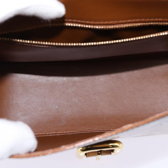 LOUIS VUITTON Monogram Vernis Christie GM Umhängetasche Bronze M91107 Auth BA6997