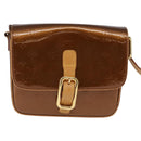 LOUIS VUITTON Monogram Vernis Christie GM Umhängetasche Bronze M91107 Auth BA6997-13