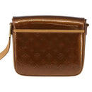 LOUIS VUITTON Monogram Vernis Christie GM Umhängetasche Bronze M91107 Auth BA6997-2