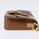 LOUIS VUITTON Monogram Vernis Christie GM Umhängetasche Bronze M91107 Auth BA6997-4