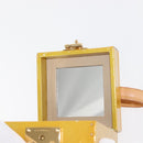 LOUIS VUITTON Monogram Vernis Bleecker Cosmetic Pouch Beige M91002 Auth BA6998-10