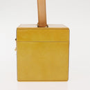 LOUIS VUITTON Monogram Vernis Bleecker Cosmetic Pouch Beige M91002 Auth BA6998-3