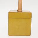 LOUIS VUITTON Monogram Vernis Bleecker Cosmetic Pouch Beige M91002 Auth BA6998-4