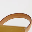 LOUIS VUITTON Monogram Vernis Bleecker Cosmetic Pouch Beige M91002 Auth BA6998-8