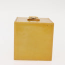 LOUIS VUITTON Monogram Vernis Bleecker Cosmetic Pouch Beige M91002 Auth BA6998-5