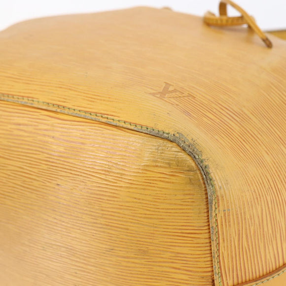 LOUIS VUITTON Epi Petit Noe Shoulder Bag Yellow M44109 LV Auth BA7004