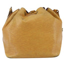 LOUIS VUITTON Epi Petit Noe Shoulder Bag Yellow M44109 LV Auth BA7004-2