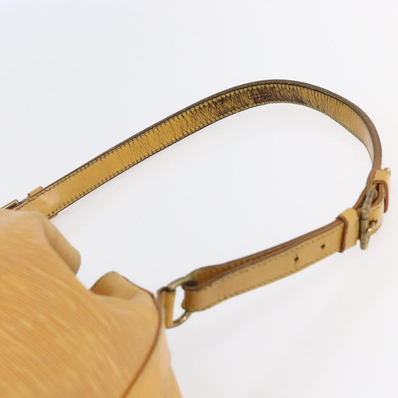 LOUIS VUITTON Epi Petit Noe Shoulder Bag Yellow M44109 LV Auth BA7004