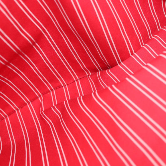 LOUIS VUITTON Antigua Hippo GM Tote Bag Beige Red M40032 LV Auth BA7007