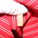 LOUIS VUITTON Antigua Hippo GM Tote Bag Beige Red M40032 LV Auth BA7007-12