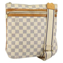 LOUIS VUITTON Damier Azur Pochette Bosphore Shoulder Bag N51112 LV Auth BA7009-1