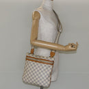 LOUIS VUITTON Damier Azur Pochette Bosphore Shoulder Bag N51112 LV Auth BA7009-23