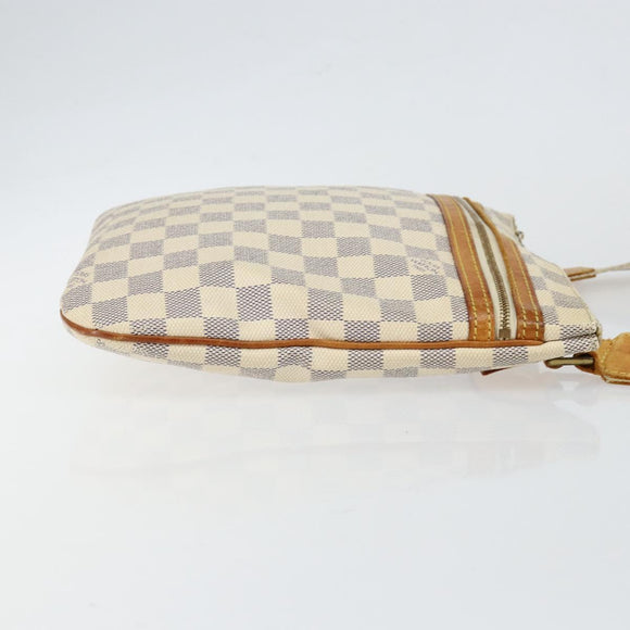 LOUIS VUITTON Damier Azur Pochette Bosphore Shoulder Bag N51112 LV Auth BA7009