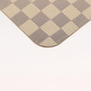 LOUIS VUITTON Damier Azur Neverfull MM Pouch LV Auth BA7011-16