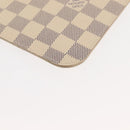 LOUIS VUITTON Damier Azur Neverfull MM Pouch LV Auth BA7011-9