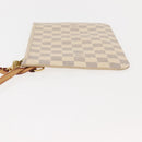 LOUIS VUITTON Damier Azur Neverfull MM Pouch LV Auth BA7011-4