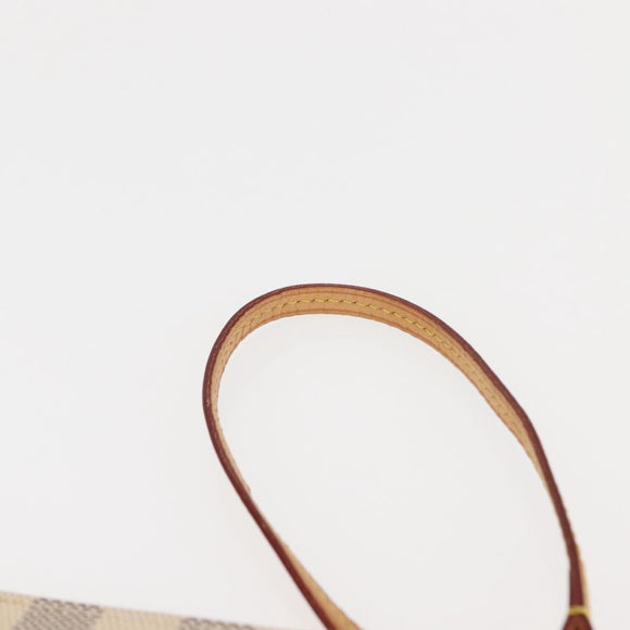 LOUIS VUITTON Damier Azur Neverfull MM Pouch LV Auth BA7011