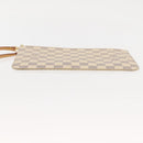 LOUIS VUITTON Damier Azur Neverfull MM Pouch LV Auth BA7011-5