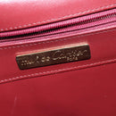 CARTIER Must Line Shoulder Bag Leather Bordeaux Gold Auth BA7015-18