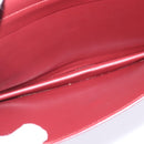 CARTIER Must Line Shoulder Bag Leather Bordeaux Gold Auth BA7015-21