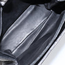 BALLY Hand Bag Leather Black Gold Auth BA7018-10