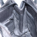 BALLY Hand Bag Leather Black Gold Auth BA7018-20