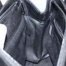 BALLY Hand Bag Leather Black Gold Auth BA7018-21