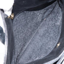 BALLY Hand Bag Leather Black Gold Auth BA7018-11