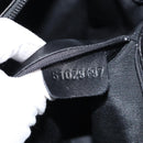 BALLY Hand Bag Leather Black Gold Auth BA7018-12