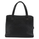 BALLY Hand Bag Leather Black Gold Auth BA7018-2