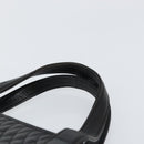 BALLY Hand Bag Leather Black Gold Auth BA7018-14