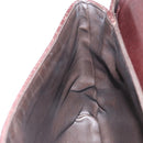 BALLY Hand Bag Leather Brown Gold Auth BA7019-21