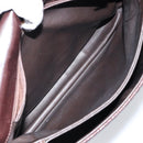 BALLY Hand Bag Leather Brown Gold Auth BA7019-22