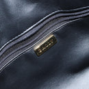 BALLY Hand Bag Leather Black Gold Auth BA7020-19