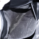 BALLY Hand Bag Leather Black Gold Auth BA7020-22