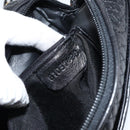 BALLY Chain Shoulder Bag Leather Black Gold Auth BA7021-12